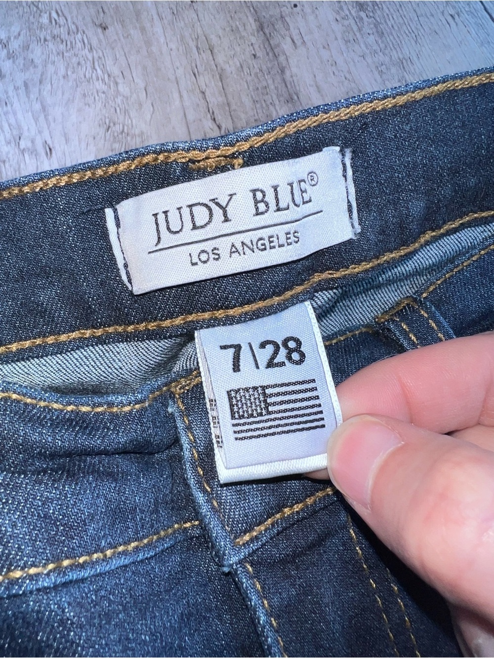 Judy Blue Classic High-Rise Skinny Jeans - Dark Blue - Picture 5 of 6